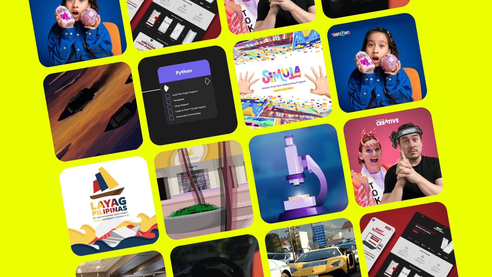 The CreateLab Studios homepage