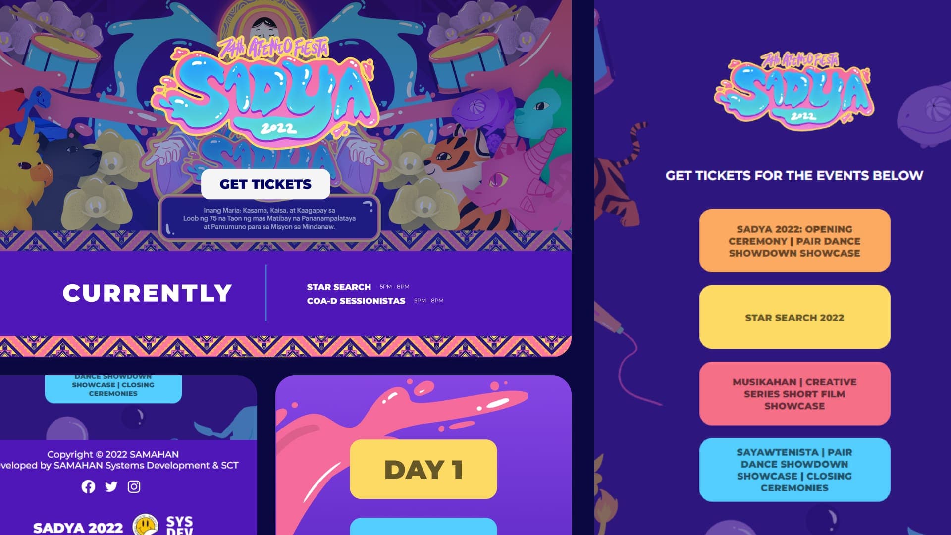 The Ateneo Fiesta 2022: Sadya homepage