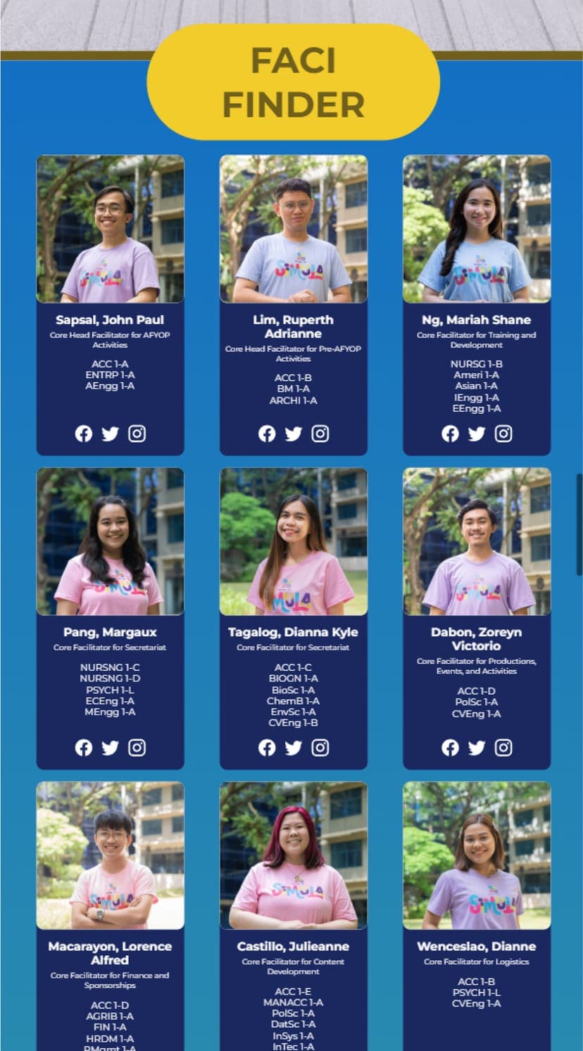 The SAMAHAN website on mobile